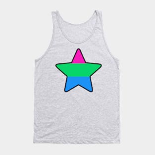 Polysexual Pride Star Tank Top